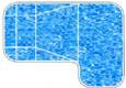 Precision Pool Products Steel 42in Full L 4R Inground Swimming Pool Wall System