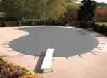 16x36 Ultra Armor Maxx Standard Mesh Safety Cover Center Step - 15 Year (5x5 Grid) - Gray 16x36 Ultra Armor Maxx Standard Mesh Safety Cover Center Step - 15 Year (5x5 Grid) - Gray