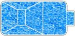 GLI 42" Wall Rectangle 4R 14x28 Inground Swimming Pool Liner Group D (with purchase of pool kit)