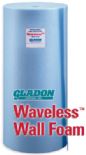 24ft Round - 1/8" thick 48" Tall - Gladon Wall Foam Kit (1-100ft Roll and 2 Cans of Spray Tack)